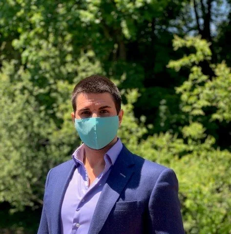 Pastel Seafoam Green with Baby Herringbone