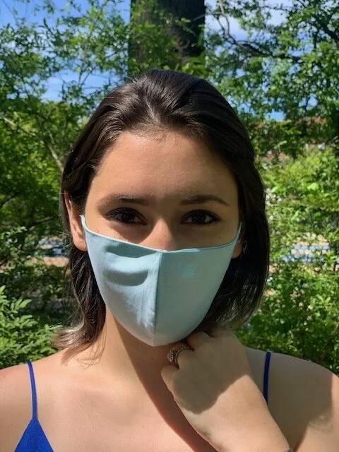 Seafoam with Baby Herringbone 