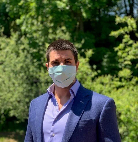 Seafoam with Baby Herringbone