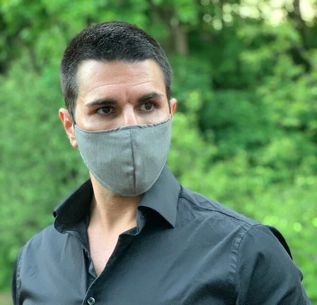 Super 150's Sharkskin Grey