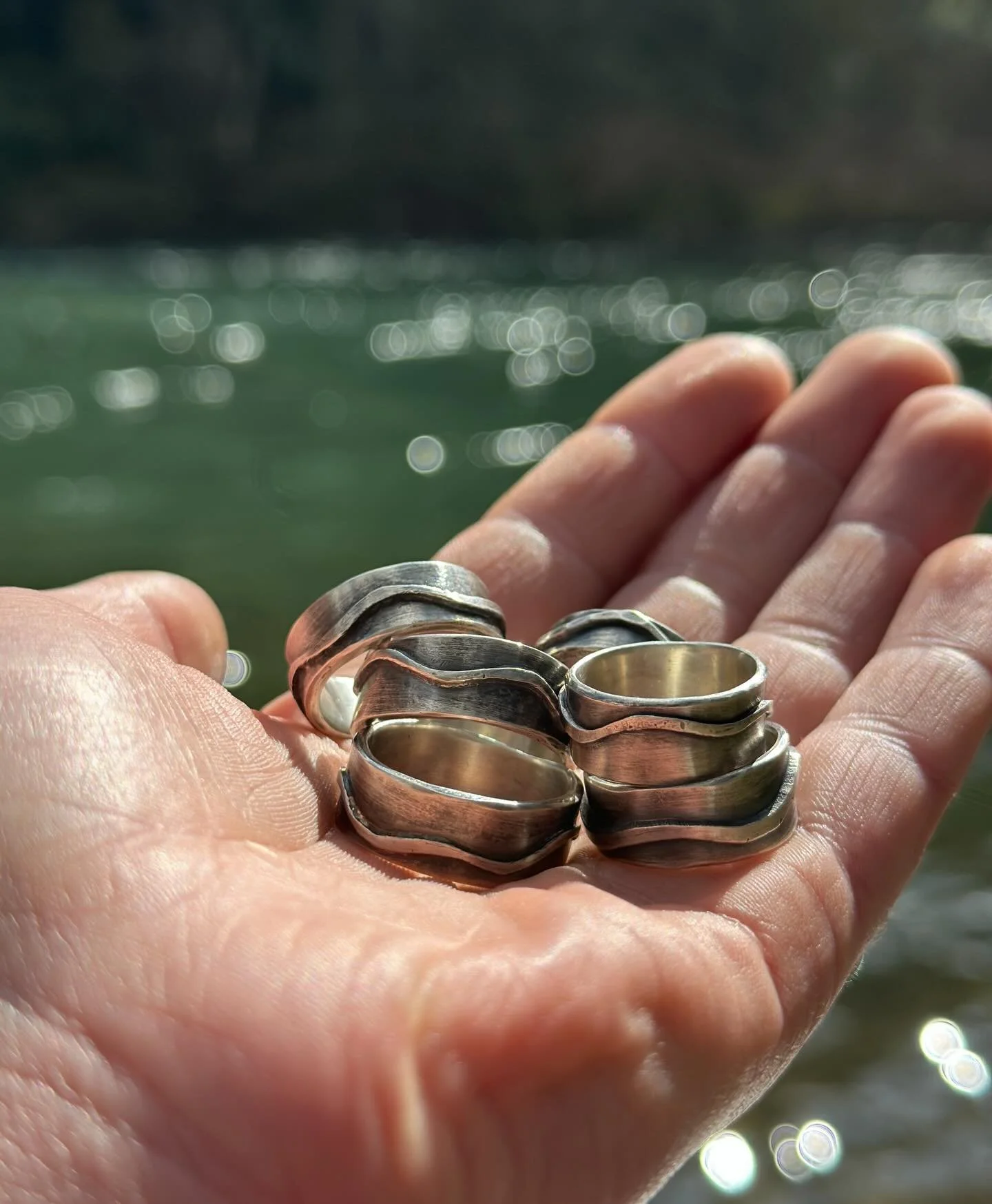 Hey friends!

I&rsquo;m officially done my first semester of grad school, and it sure feels good to take a little space and sink some energy back into silver. My smithing bench has been collecting dust (and Charlie and Lola&rsquo;s dog bones) for the