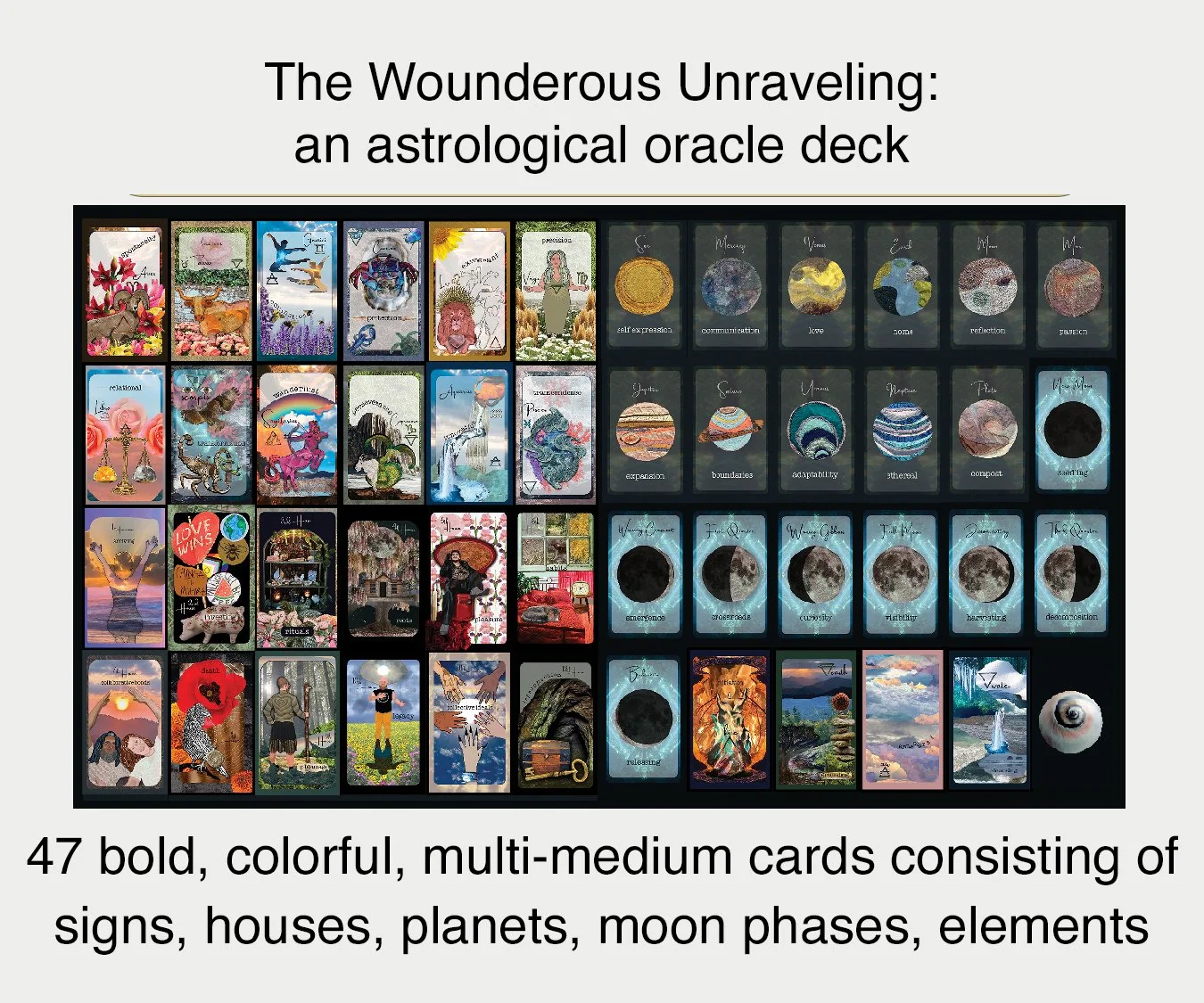 The Wounderous Unraveling Astrological Oracle Deck