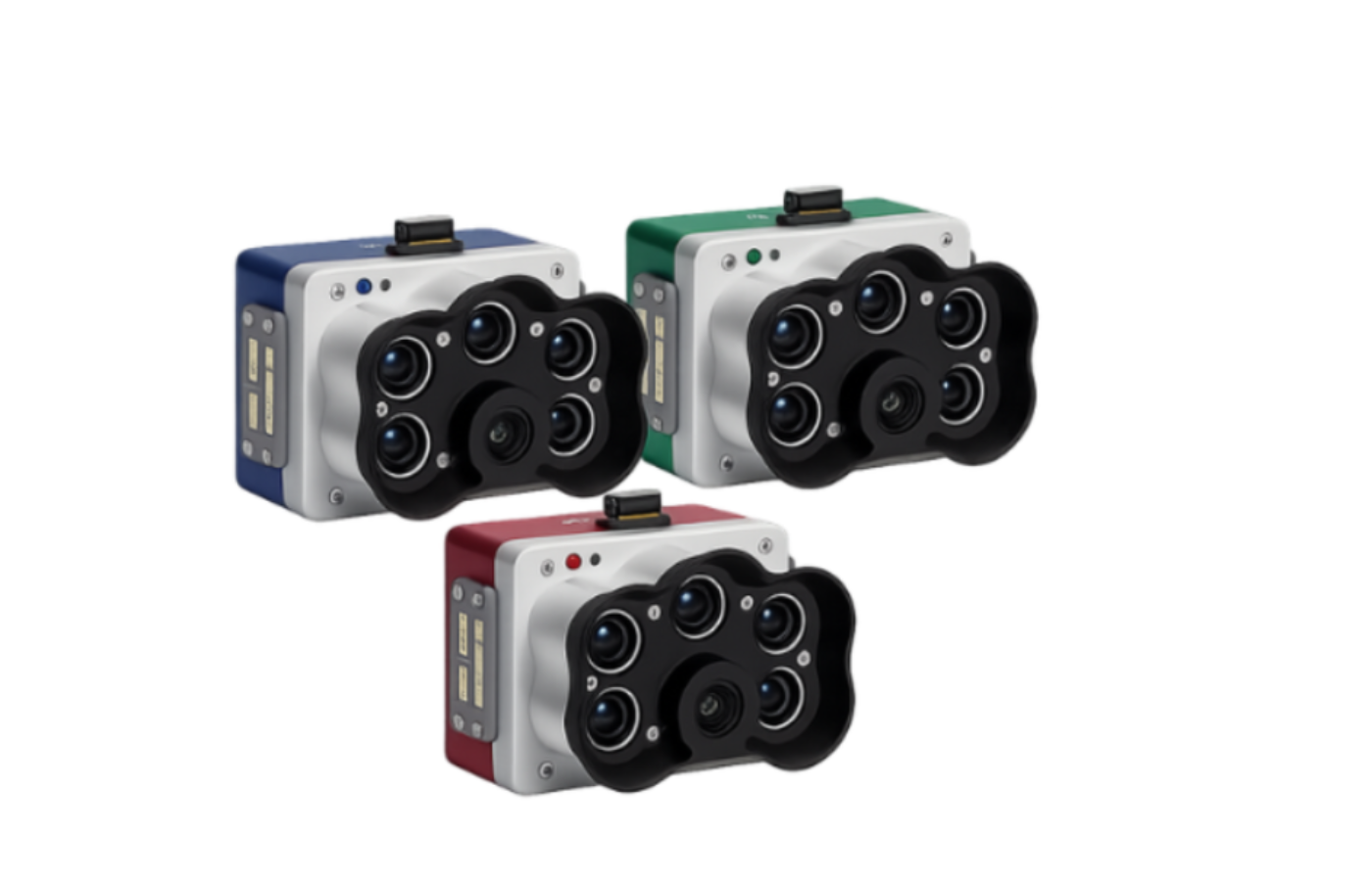 MicaSense RedEdge multispectral sensor series including RedEdge-P, RedEdge-P Blue, and RedEdge-P Dual cameras for precision agriculture, environmental monitoring, and aerial mapping applications