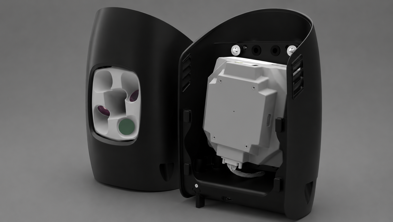 Oblique D2M five-lens RGB camera payload for Quantum Systems Trinity Pro aerial mapping drone