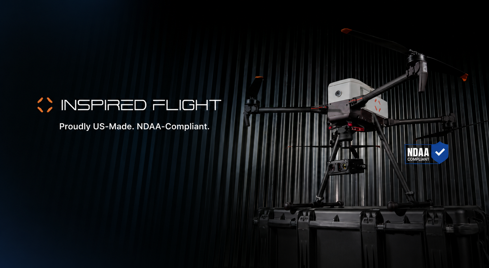 Inspired Flight IF800 Tomcat NDAA-compliant enterprise drone platform for industrial inspection, mapping, and public safety operations