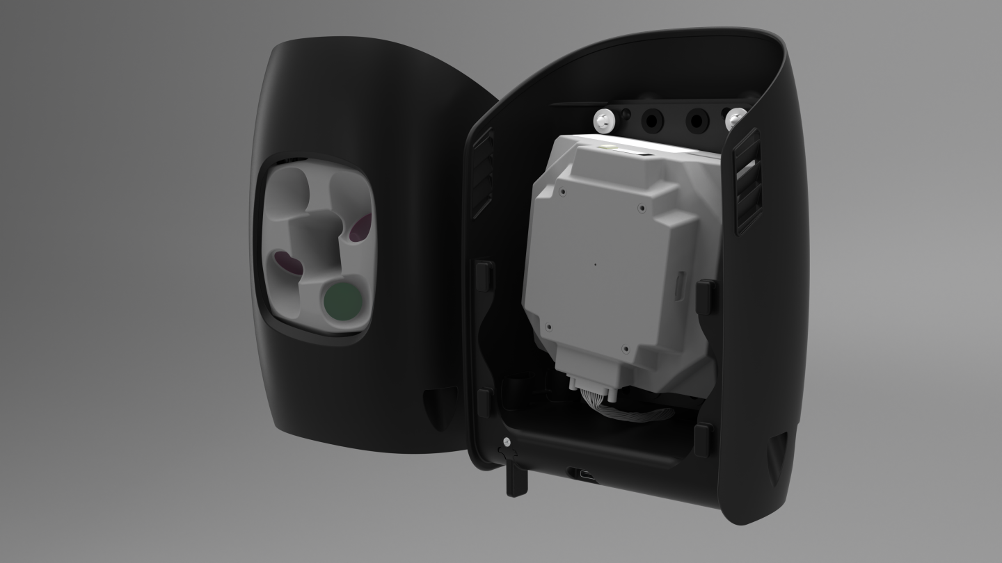 Oblique D2M aerial mapping payload for Quantum Systems Trinity Pro enterprise drone