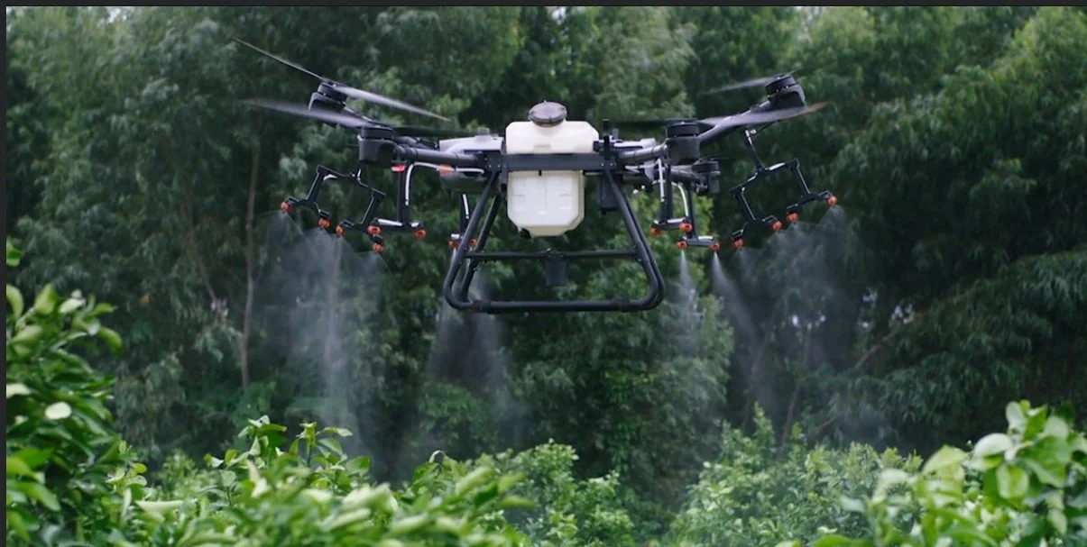 DJI Agras T30 agriculture spraying drone for precision crop application and agricultural operations