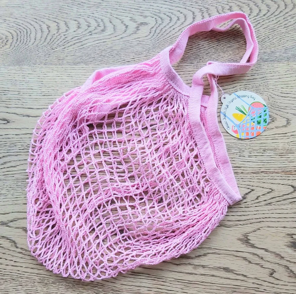 Pink string bag outlet
