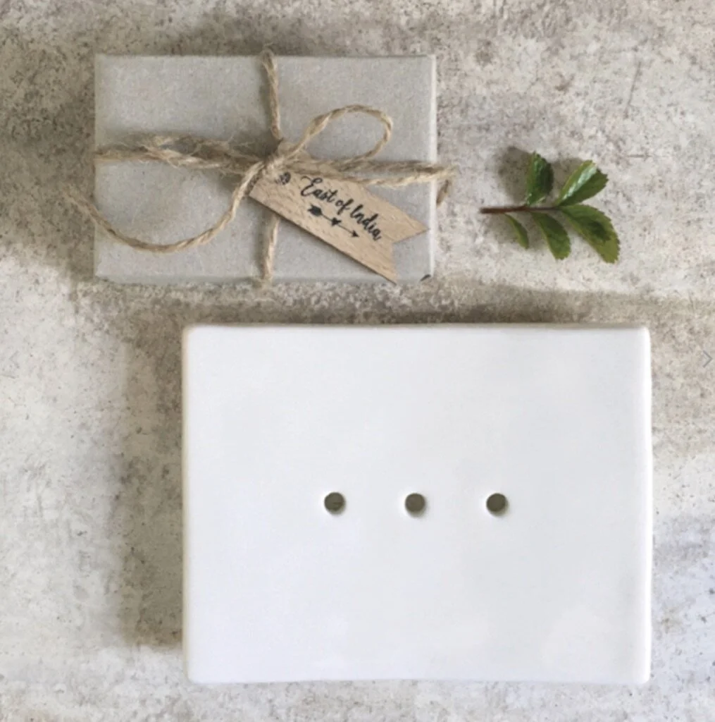 Soap stand with boxed soap