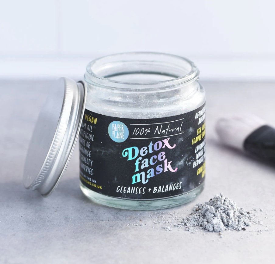 Natural detox clay face mask