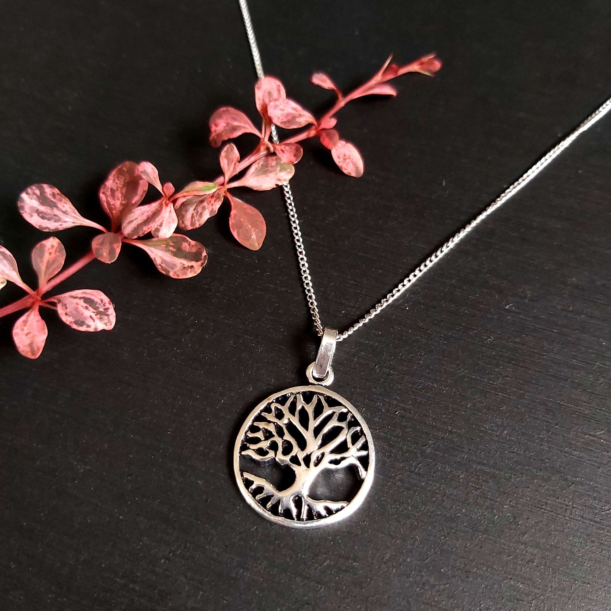 Tree of Life Necklace In Fire Opal and Rose Golden Plating By Necklace The  Perfect Gift for Your Mother, Sister, Best Friend | Wish