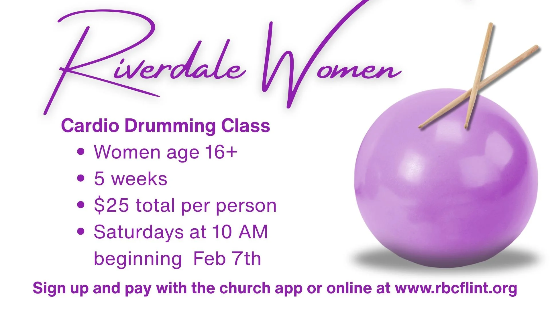 Riverdale Women - Cardio Drumming