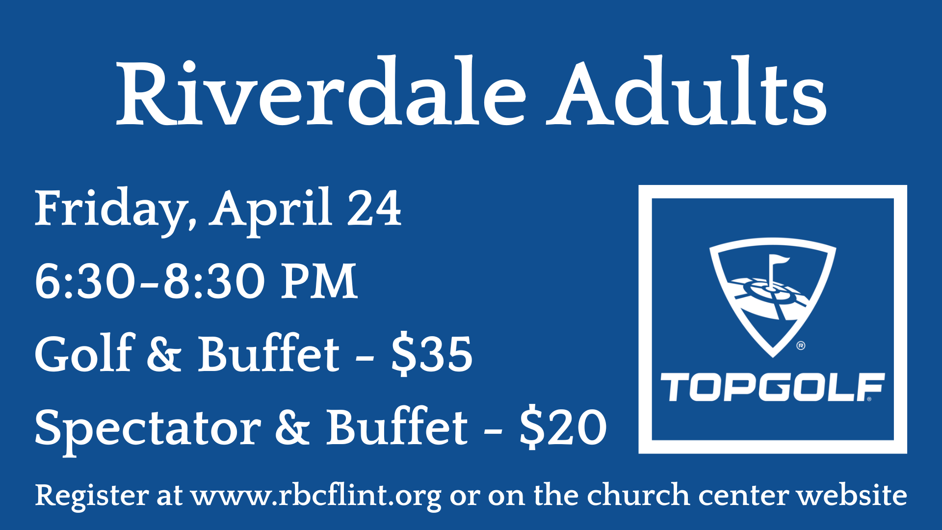 Riverdale Adults - Top Golf