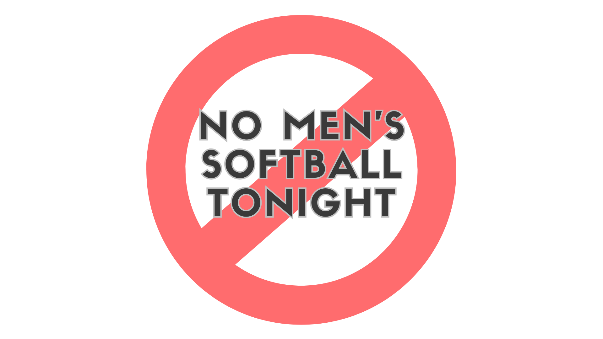 No Men's Softball