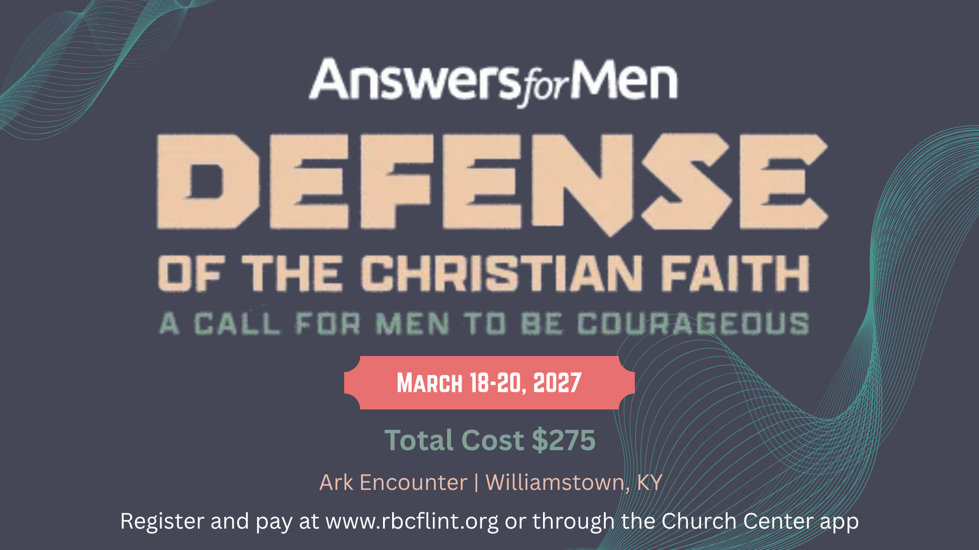 Answers for Men Conference