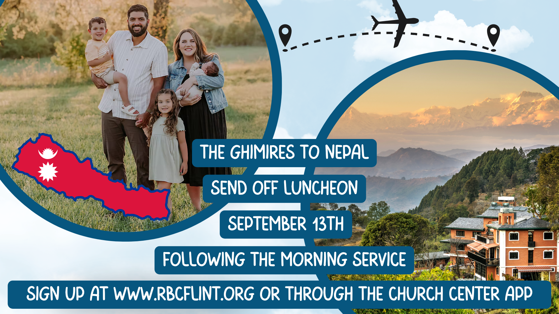 Ghimires to Nepal Send Off Luncheon