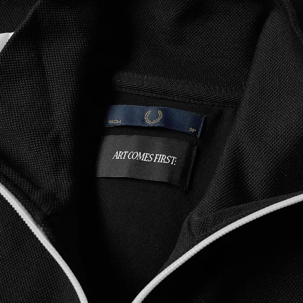 FRED PERRY X ART COMES FIRST TAPED TRACK JACKET — ART COMES FIRST