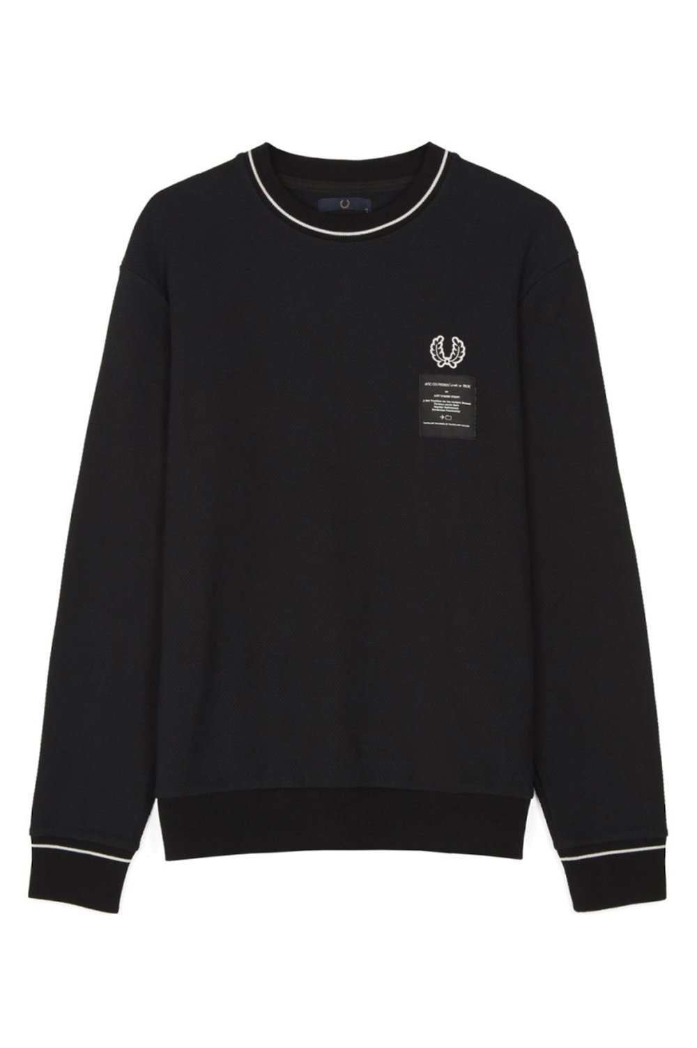 FRED PERRY X ART COMES FIRST PIQUE SWEAT — ART COMES FIRST