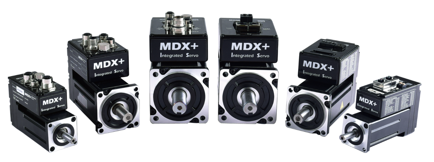 MDX+ integrated servo motor