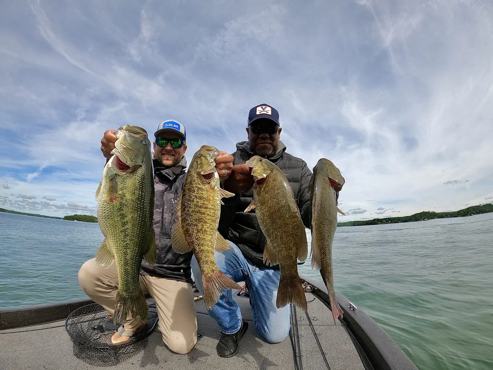 big fish tackle net Frabill Power Catch Series Fishing Custom painted making for an efficient Lure Color:Bleeding Shiner Mustad Fishing | O'Shaughnessy