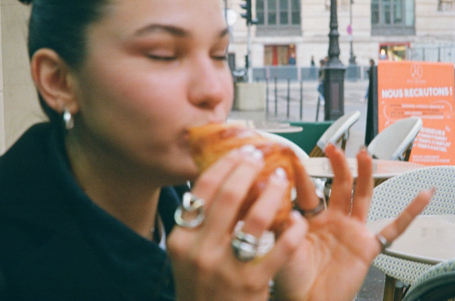  Alina with a croissant 