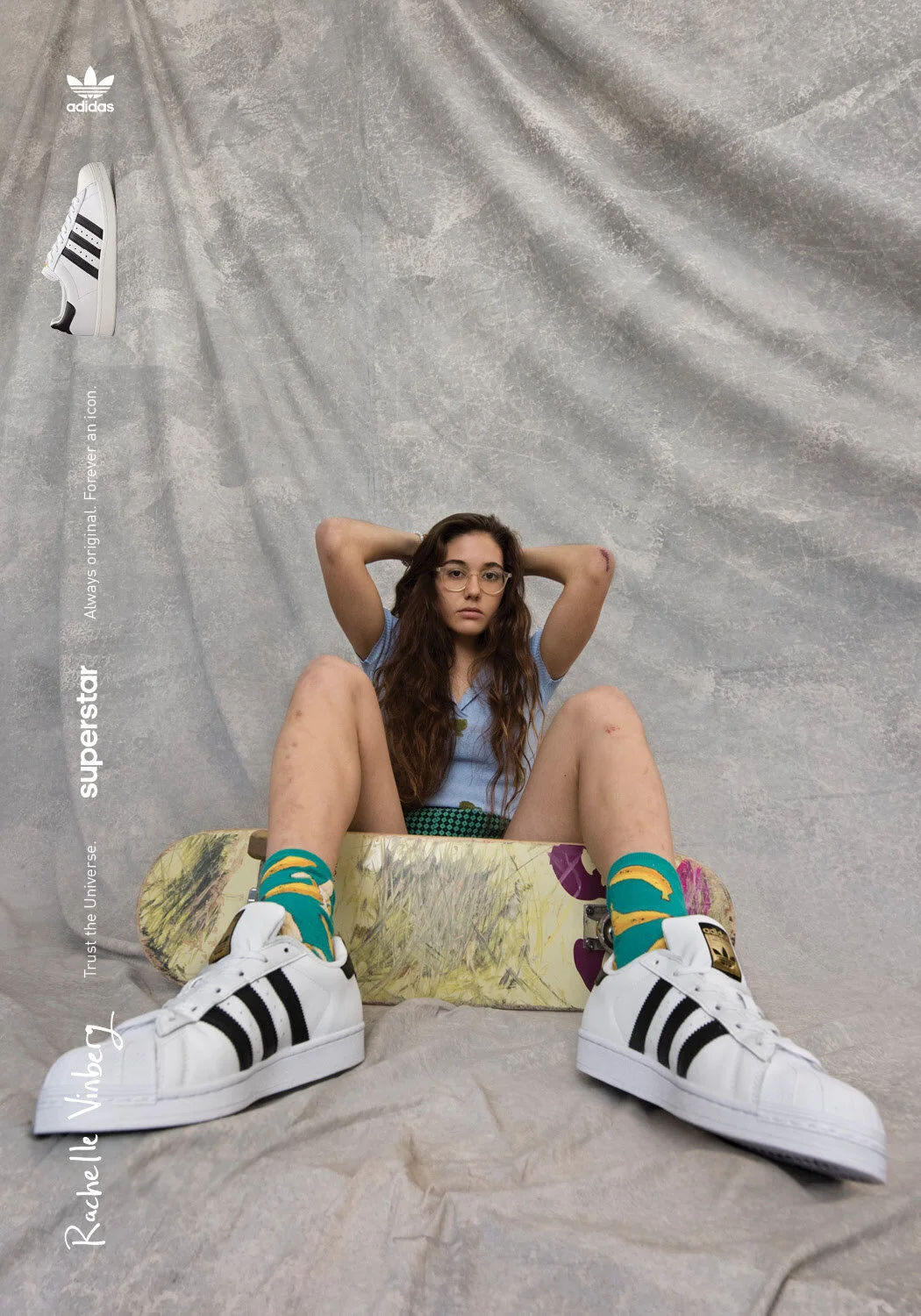 adidas gazelle silver green womens Adidas Superstar X Vitoria Mendoca (FTWWHT/CBLAC)