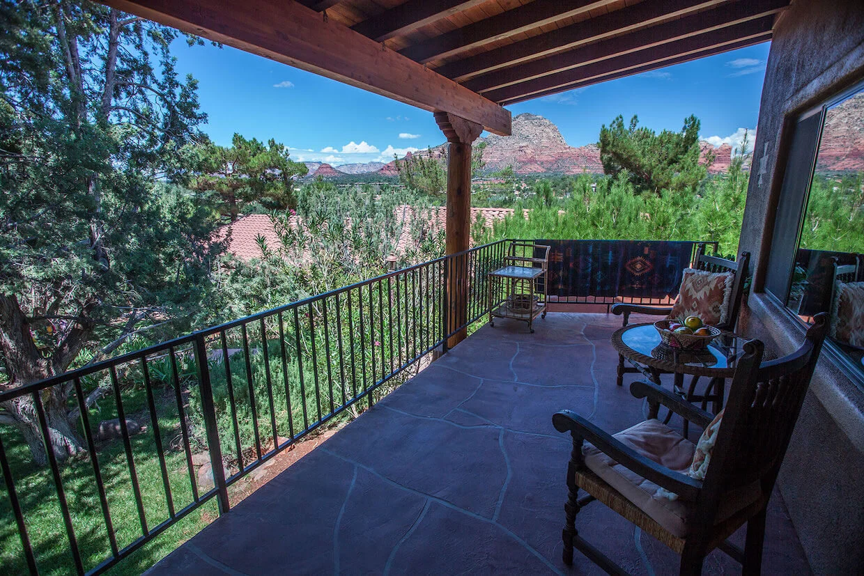The view from each guest's casita 