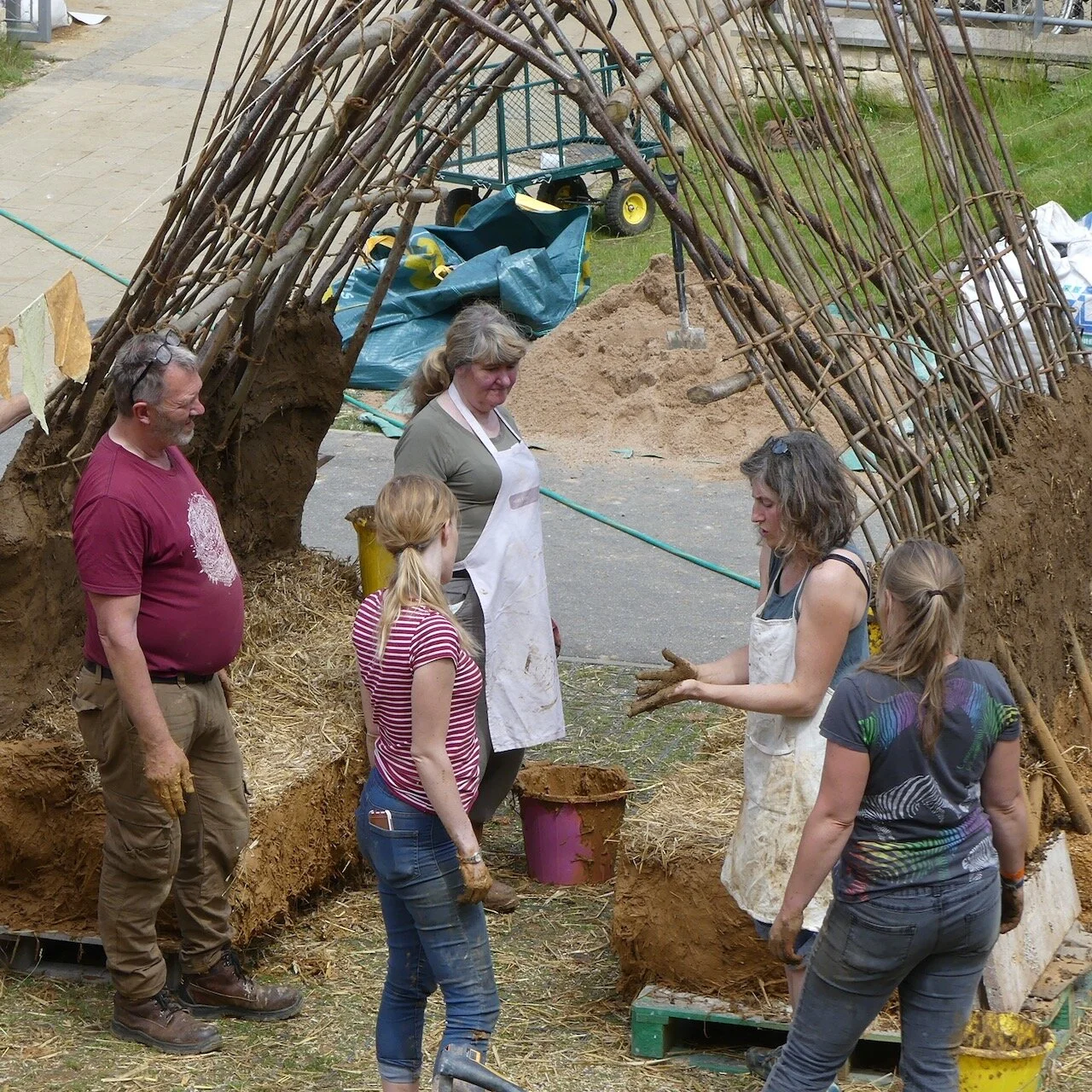 Clayfest workshops with Earth Building UK and Ireland