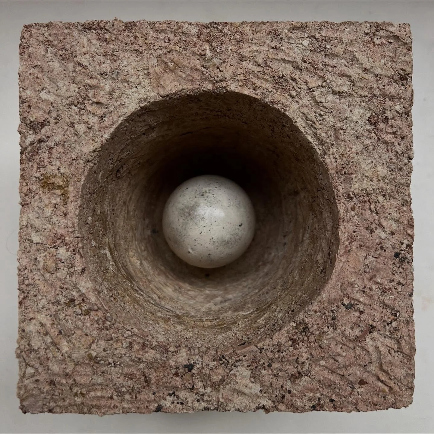 Back to the eroding soils on the Fife coast and work I made last year. I gather what&rsquo;s already loose &mdash; rock becoming soil becoming sediment on its way back to the sea. Shaping it into vessels is a brief pause of geological making, a momen