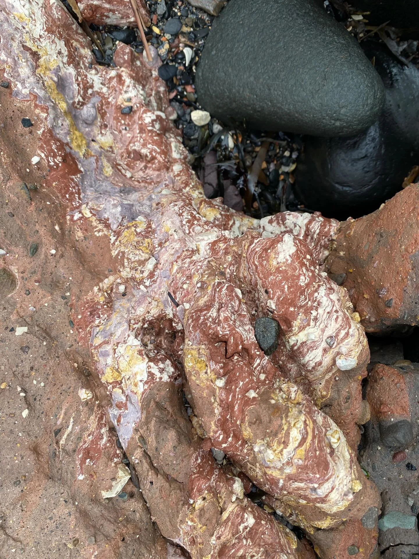 Every walk is a chance to pick up a bit of earth, take it home, or respond to it in place. I spent two years getting to know the edges of Orkney, the places where colours deepen, clays hold together, and the coastline is always shifting and shedding.