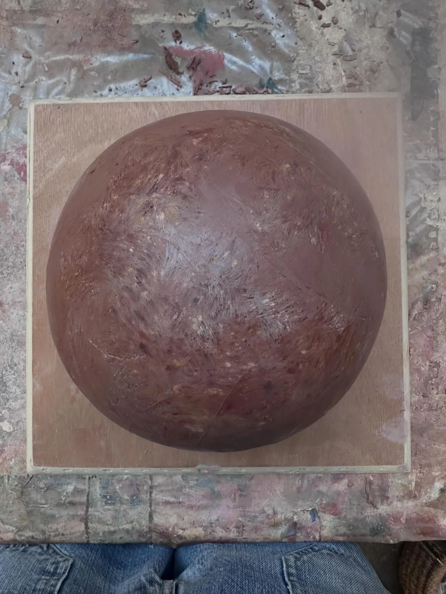 My studio is alive with projects inspired by the fragile soils of the south Fife coast that are slipping into the sea. I spend many hours walking, observing and foraging in this dynamic environment that has been particularly battered these past few w