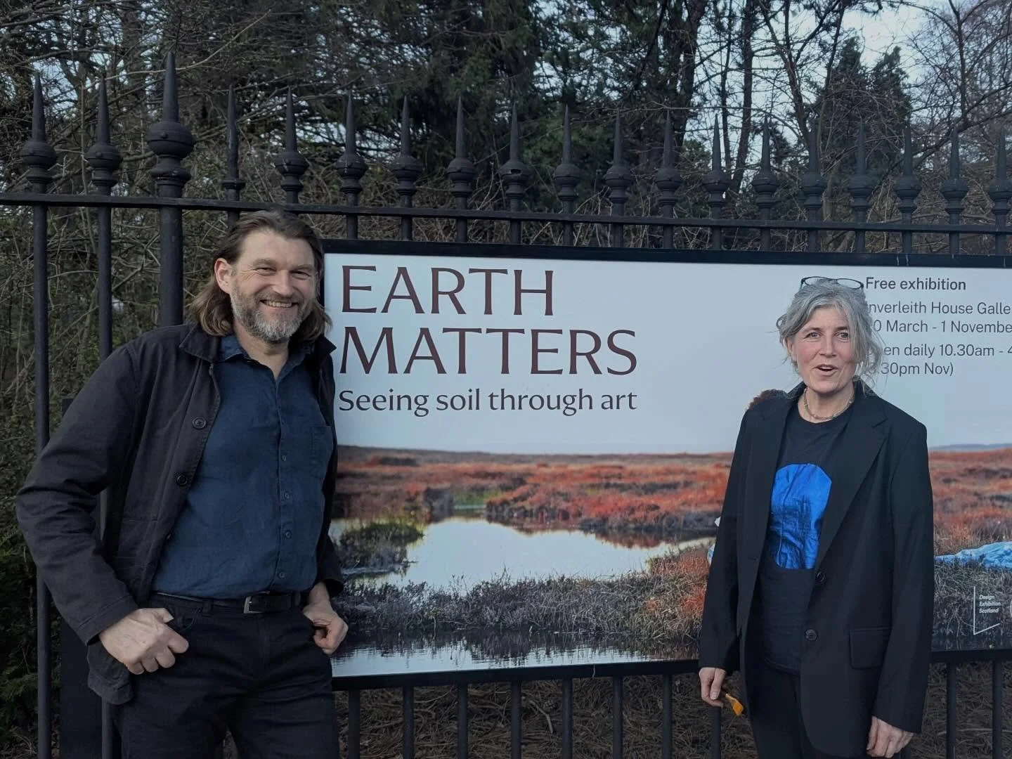 Still buzzing from the opening of Earth Matters on Thursday evening. 

After a long winter of gathering and tending large lumps of eroding subsoils from the Fife shoreline, we finally got to share the fruits of our labour, alongside a remarkable grou