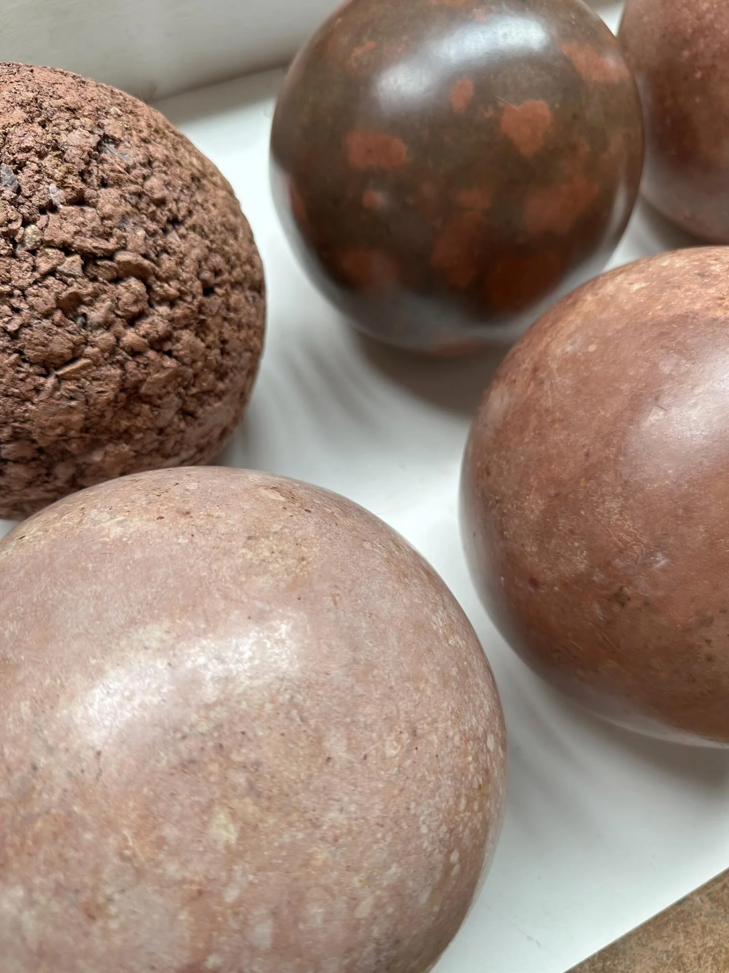 The six moons of Buckhaven -  large claybound spheres, like crystal mud balls, made from subsoils eroding into the North Sea. 

I&rsquo;ve been wondering&hellip;. 
How do our recent views of Earth from the Moon shape the way we live down here with th