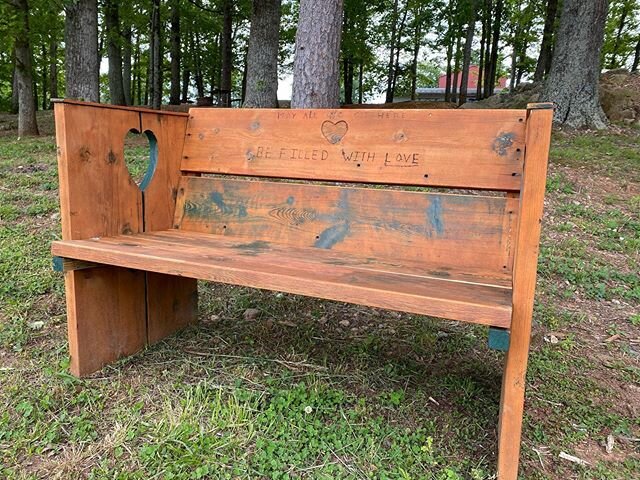 You may have seen this new addition to the campground recently. It&rsquo;s our Love Seat. Whether you&rsquo;re sharing it with someone else or sitting solo enjoying the view, we hope your stay here brings you peace. Share your pictures by the Love Se