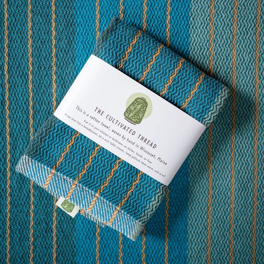 Bold Coast Handwoven Towel PRE ORDER