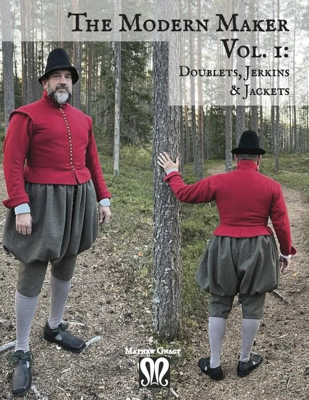 PDF DOWNLOAD sewing pattern: Male-bodied Doublet ca. 1600-1620 -- sizes ...