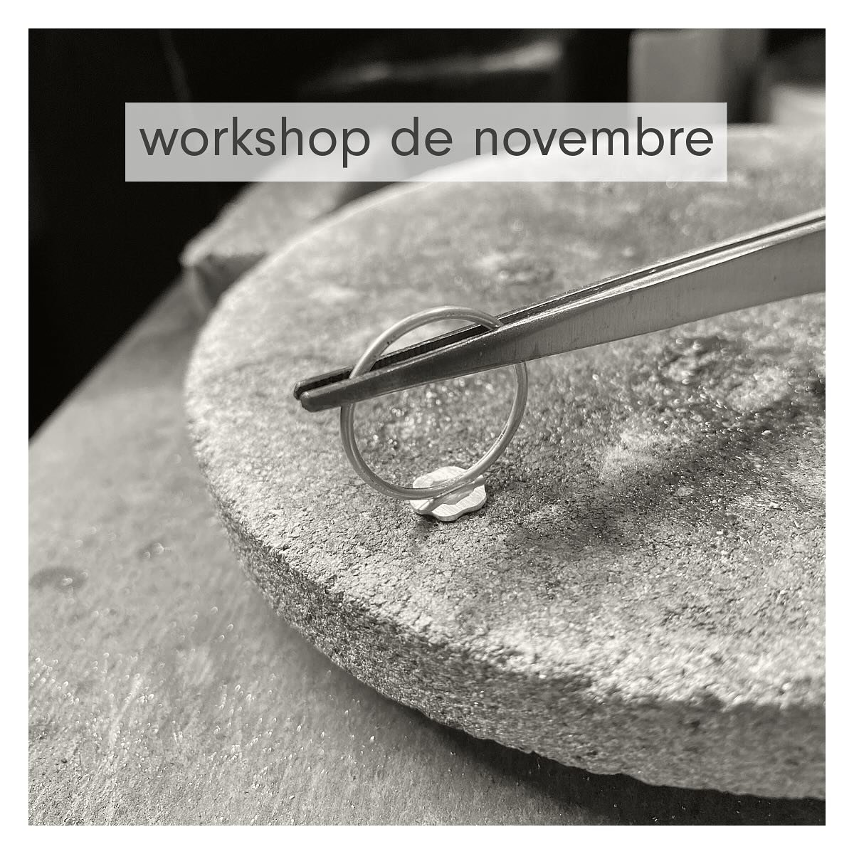 Pour le workshop de novembre, viens r&eacute;aliser ta propre bague.
Imagine-la, dessine, teste et recommence, puis transpose-la dans la mati&egrave;re..! Et repars avec ta bague, unique, enti&egrave;rement faite par toi, &agrave; la main 🫶🏻

#jewe