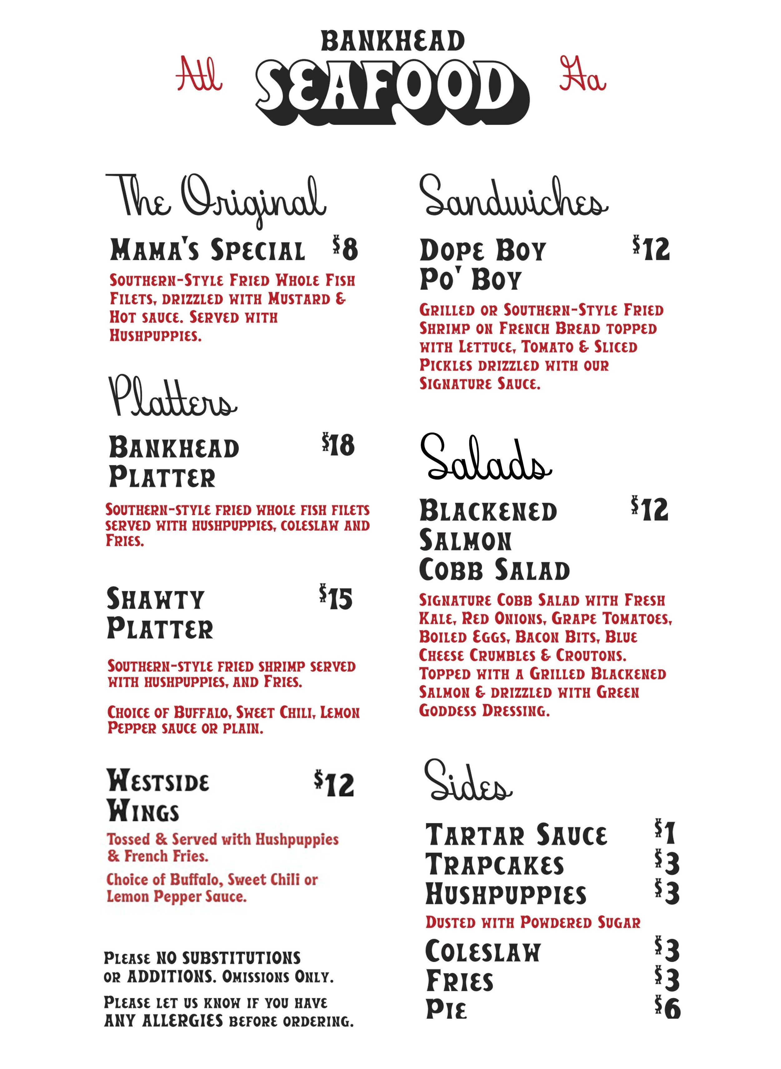 BANKHEAD SEAFOOD