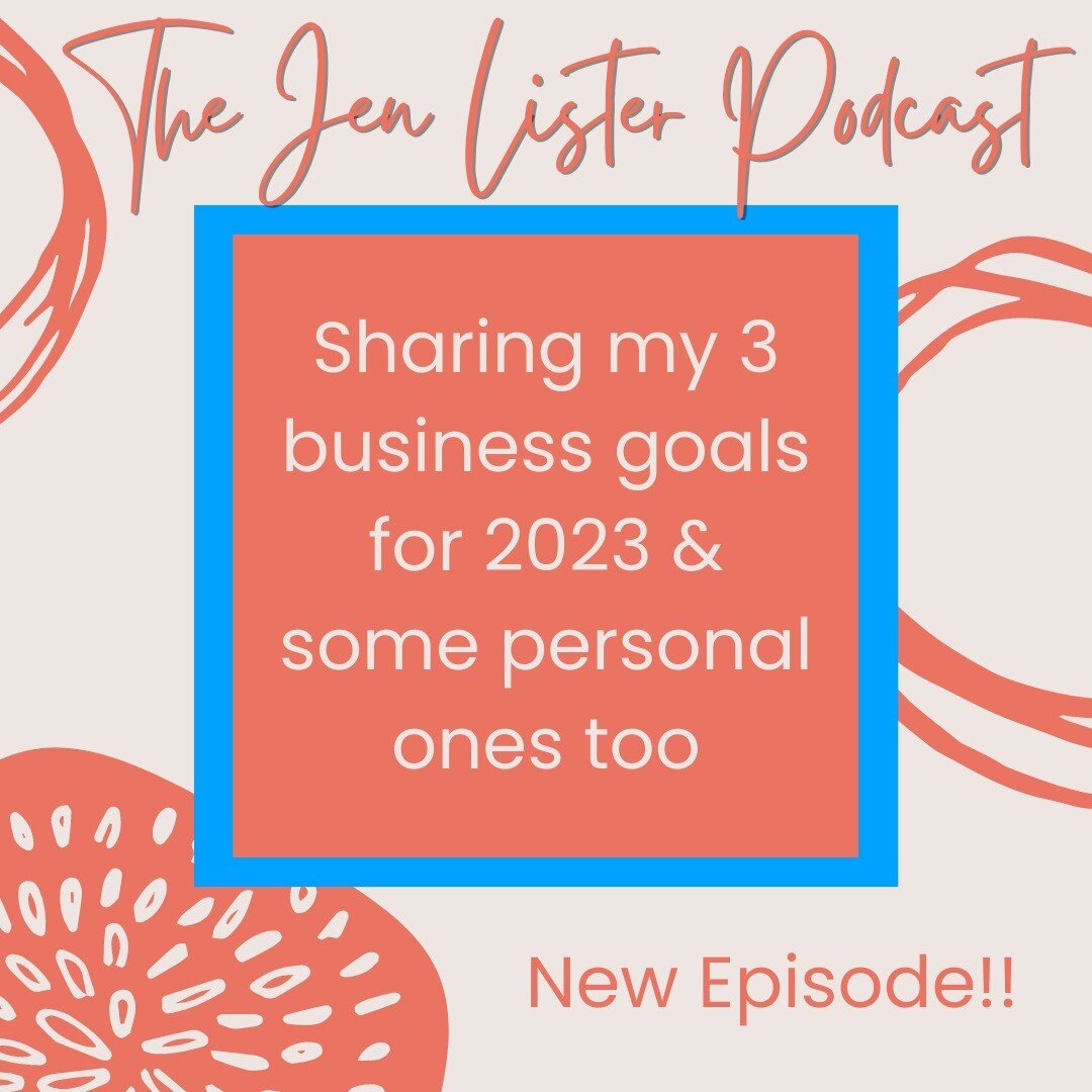 In this episode I'm unleashing my top three bold goals for 2023. 😮

Although it's a daunting task to share in public - here we go! It takes courage but success comes from taking risks. I hope to encourage others to also take that courageous step of 