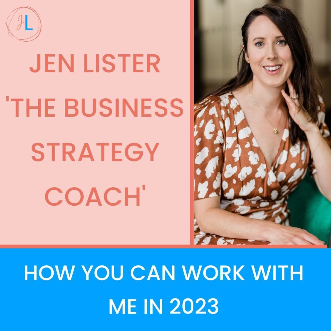 How could you work with me?

If you are interested in working with me the first step is to book a free no obligations 30 min Strategy call with me - check out www.jenlister.com and click &lsquo;Book a Call&rsquo;. 📞

On that call I will listen to yo