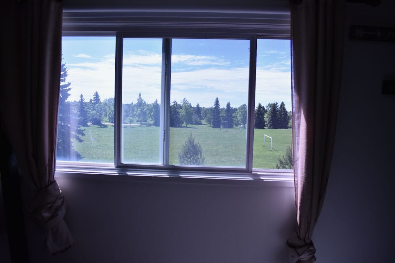 View out of the master bedroom window