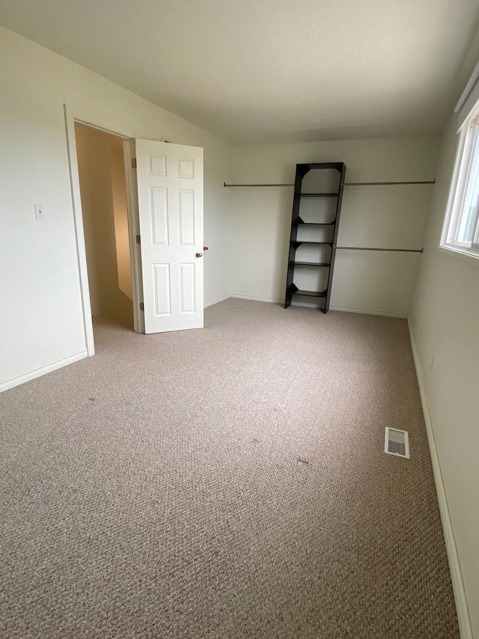 Closet area in Master Bedroom