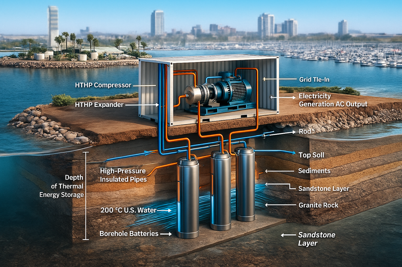 Powering Long Beach’s Future: The THUMS Borehole Battery™ Pilot Project