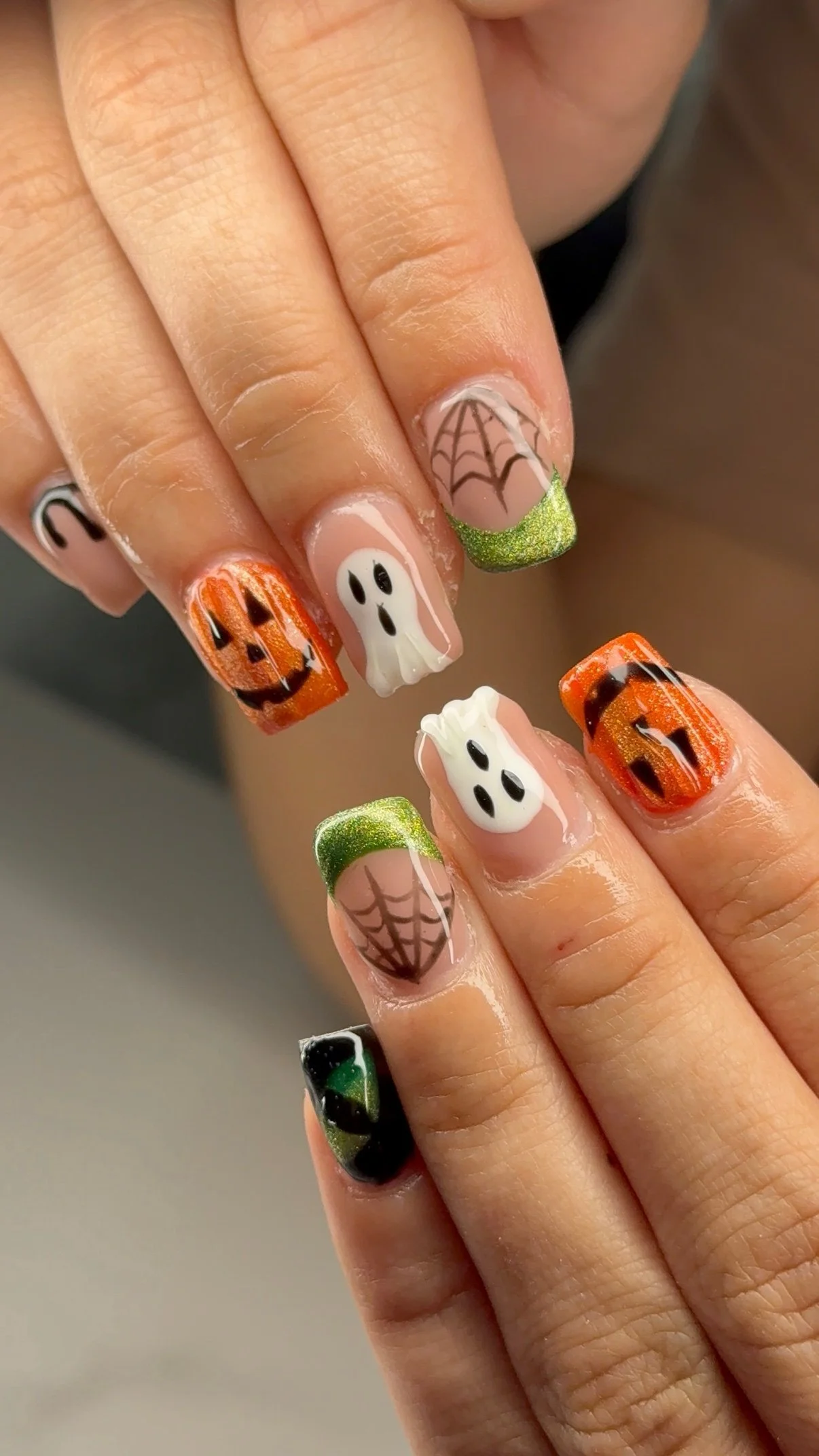 Halloween nail art — Mac Hair Design