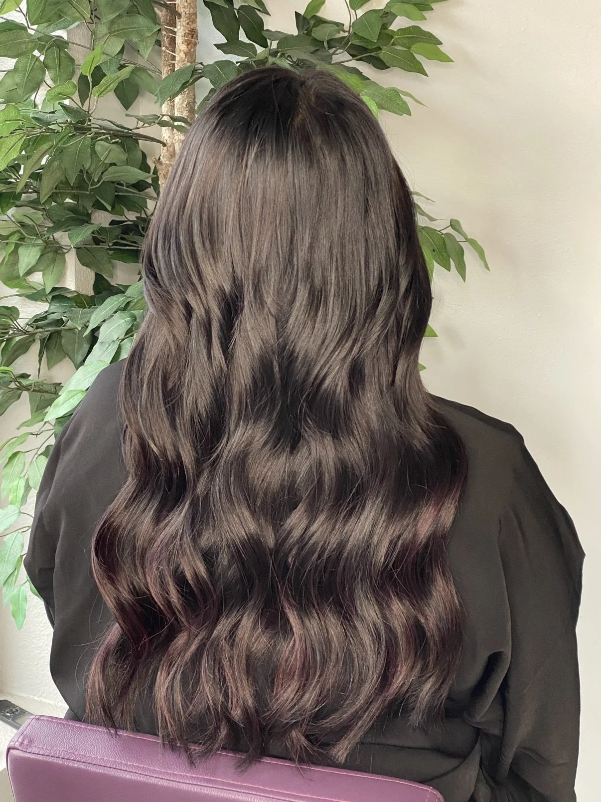 Dark brunette hair extensions — Mac Hair Design