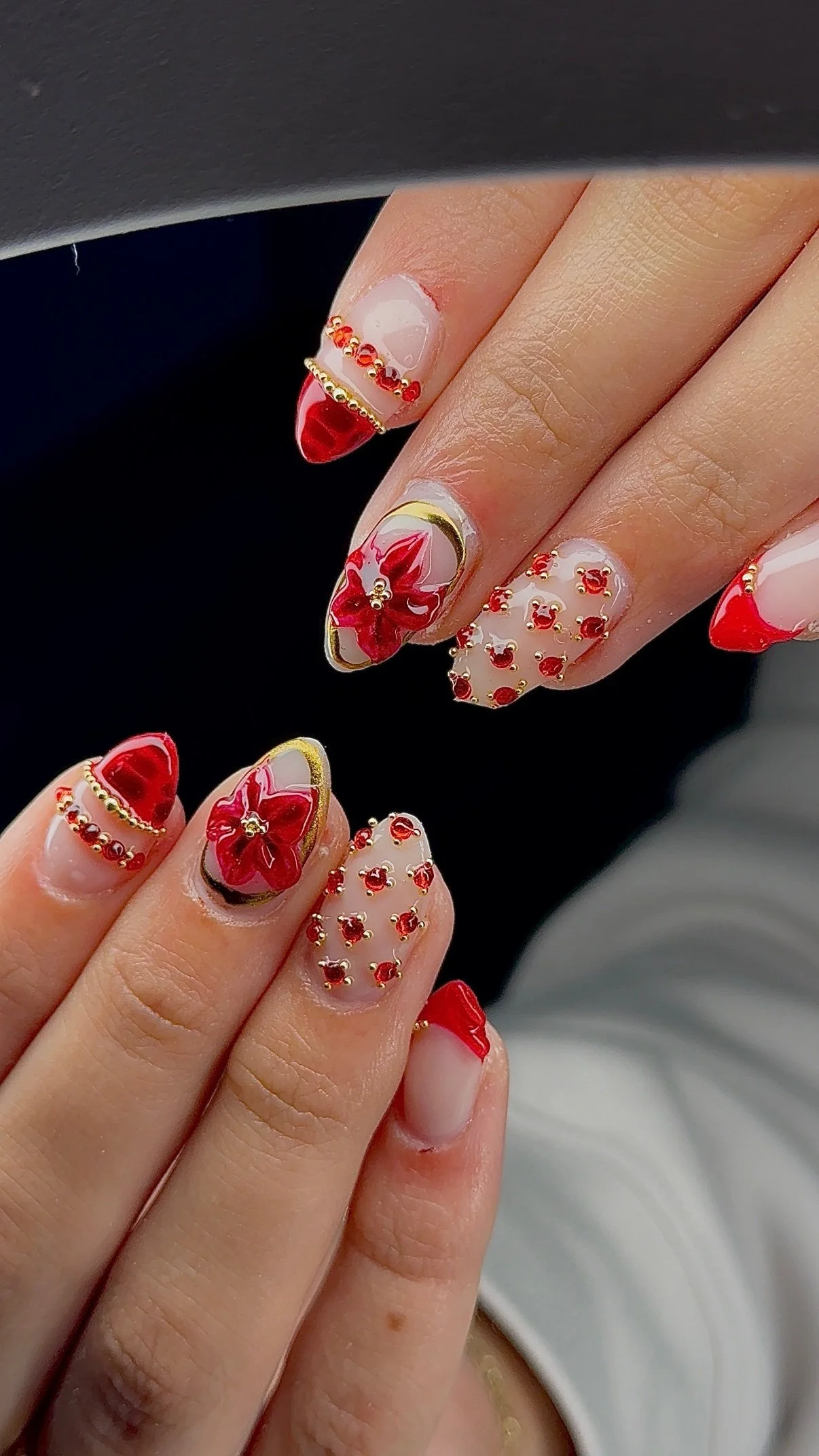 Strawberry nail art — Mac Hair Design