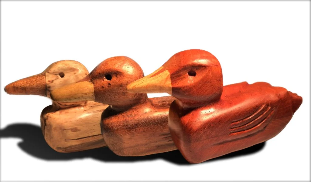 Tactile Wooden Ducks