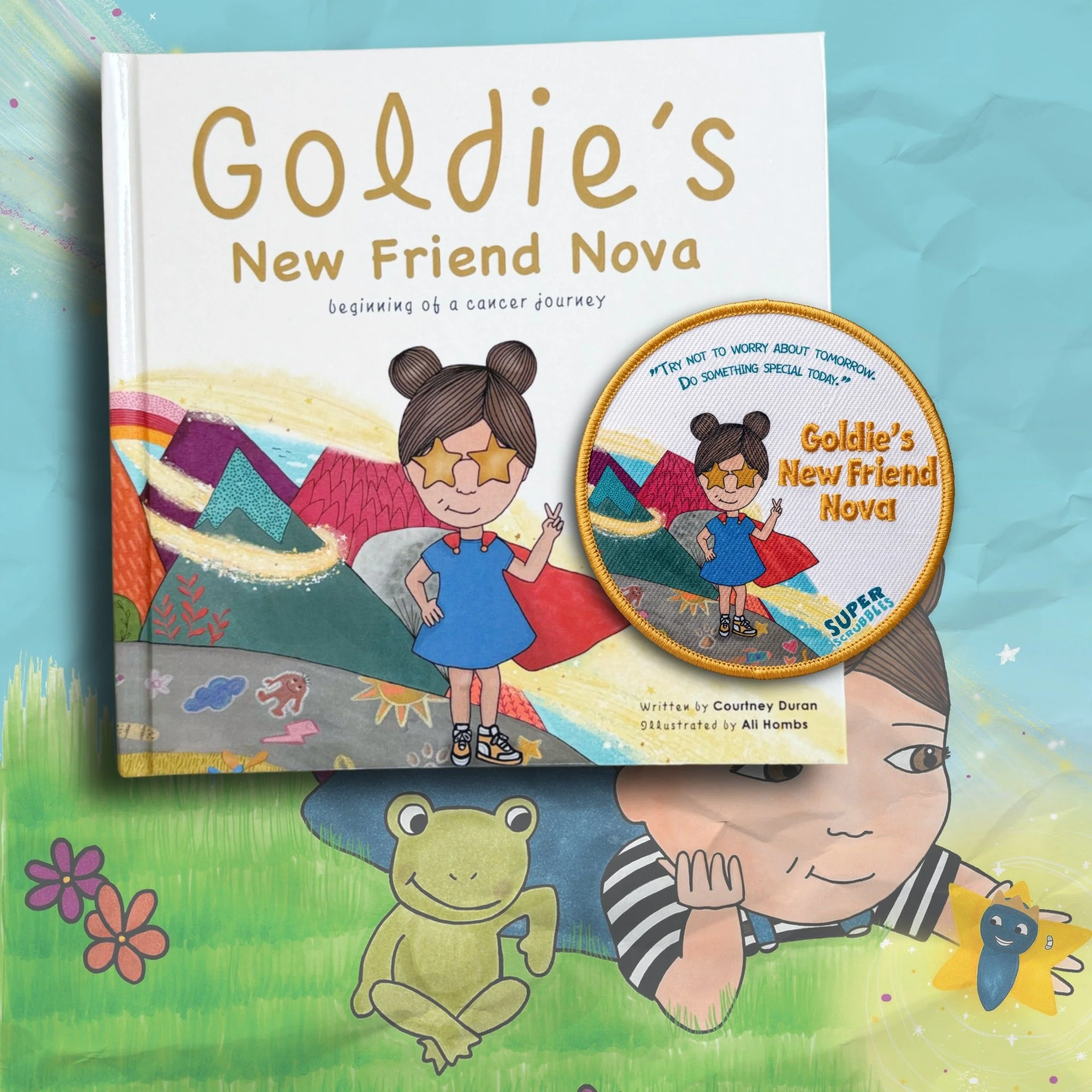 Ally Bundle: Goldie's New Friend Nova + Limited Edition First Book Patch + Goldie's Stand Golden Wristband