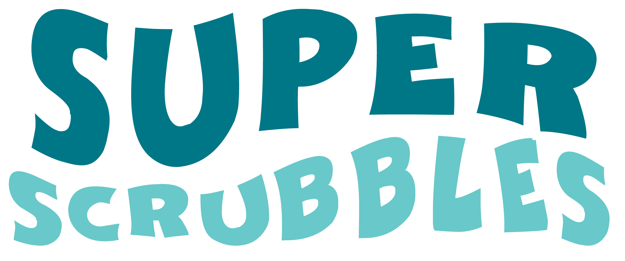 The Super Scrubbles Wordmark