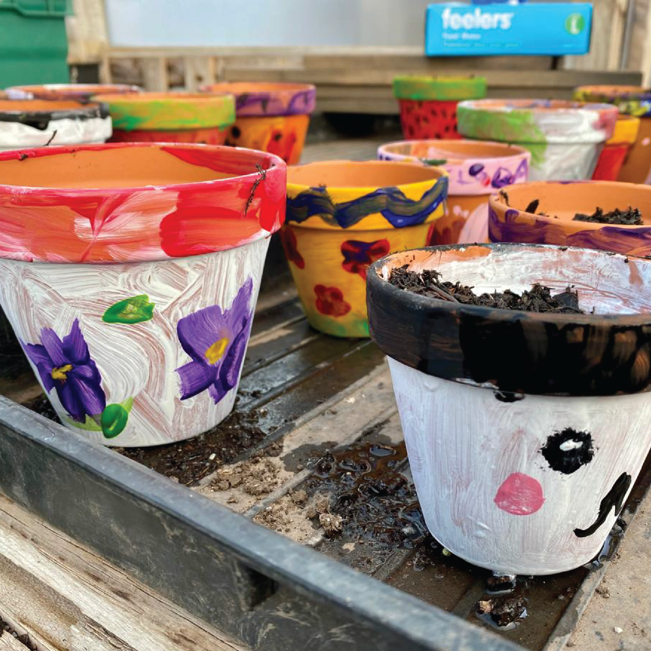 Nature Meets Art: Paint A Pot And Plant A Sunflower
